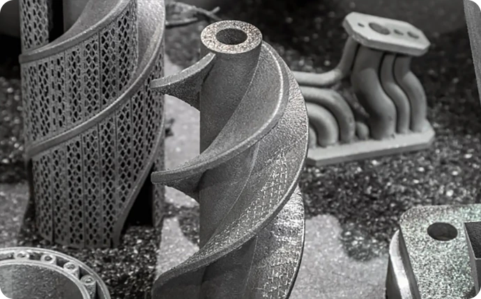 DLMS 3D printing post-processing